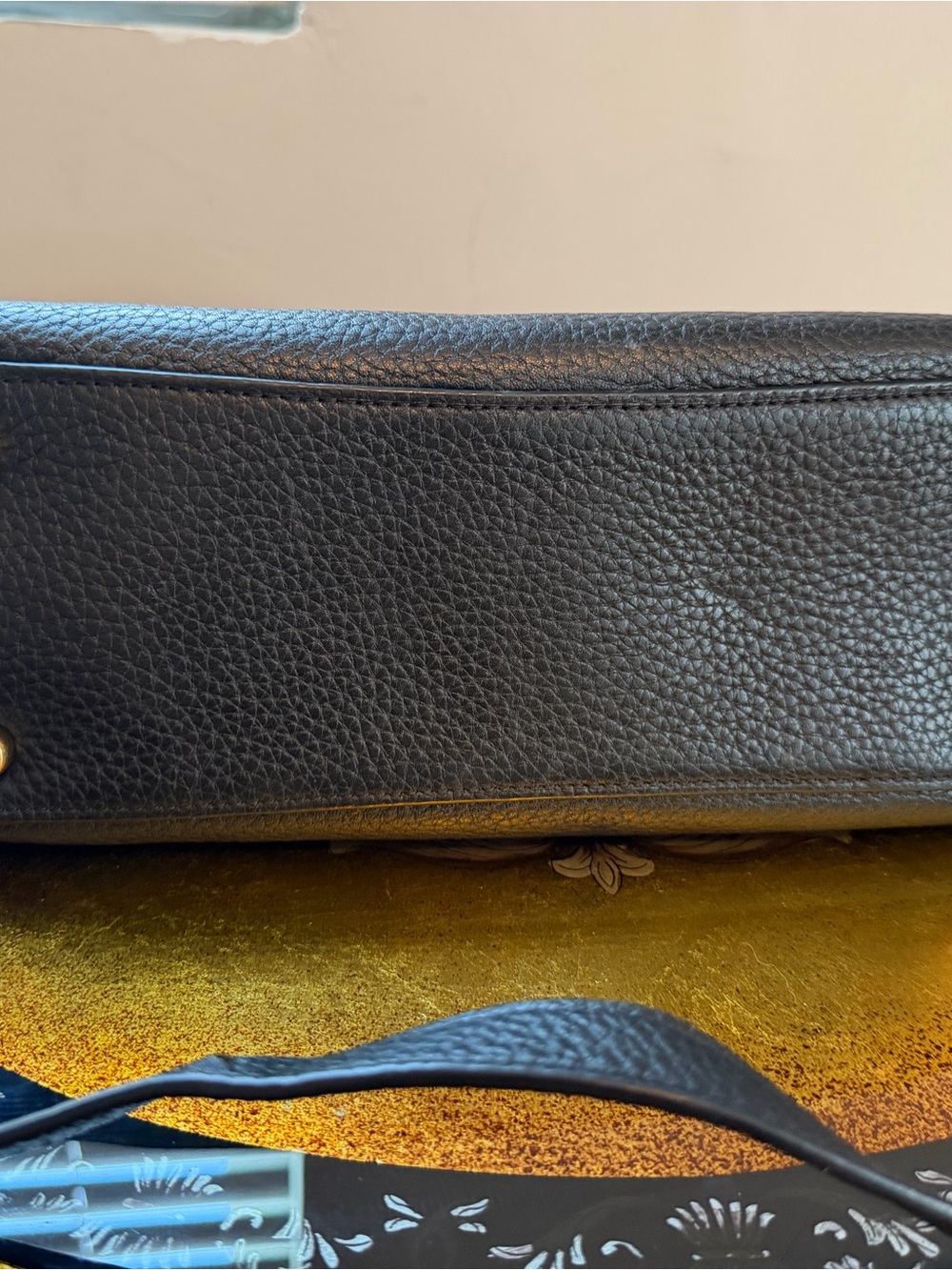 Coach Shay Black Pebbled Leather Shoulder Crossbody Bag - Picture 9 of 11